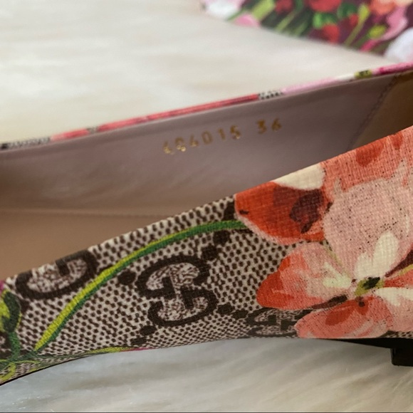 Gucci Bloom Mary Jane  Ballerina Flat - Picture 9 of 16